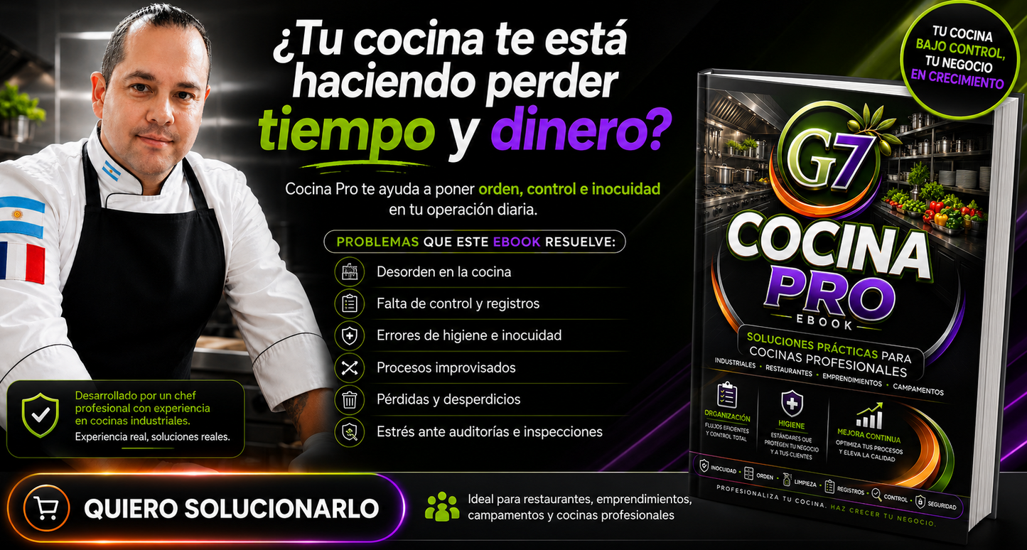MANUAL DE COCINA PRO/SABER ES PODER