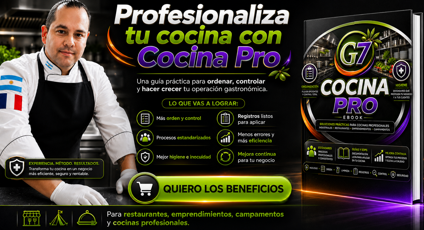 MANUAL DE COCINA PRO/SABER ES PODER